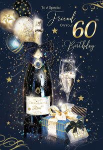 Friend 60th Birthday Card