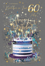 Load image into Gallery viewer, Brother in Law 60th Birthday Card
