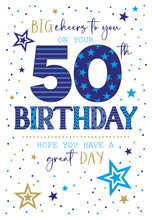 Load image into Gallery viewer, 50th Birthday Card
