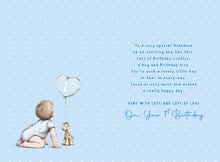 Load image into Gallery viewer, Grandson 1st Birthday Card
