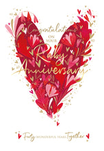 Load image into Gallery viewer, Ruby Wedding Anniversary 40 Years
