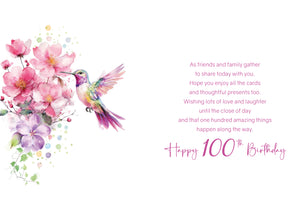 100th Birthday Card