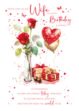 Load image into Gallery viewer, Wife Birthday Card
