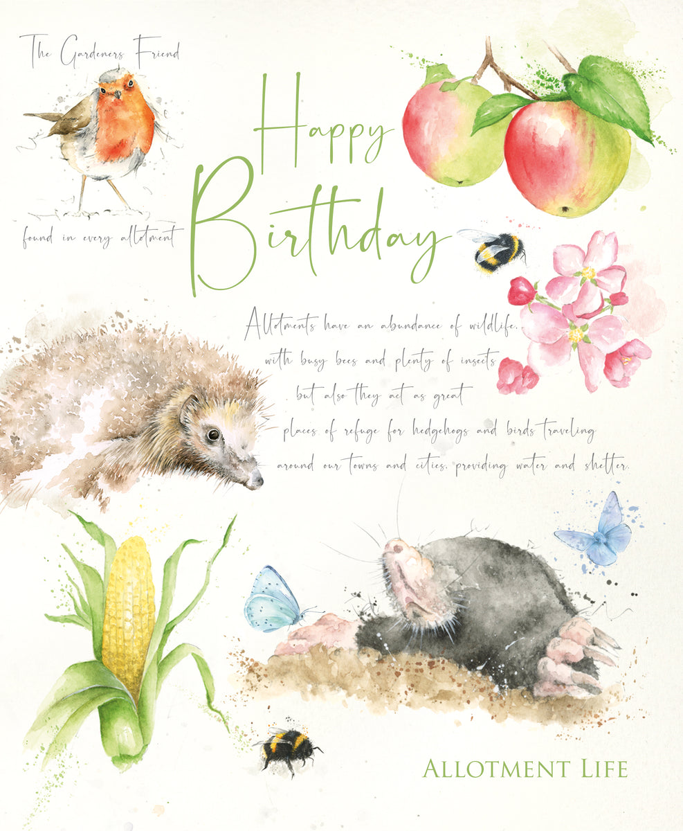 Nature Birthday Card - Birthday Greeting Card Cherry Orchard Online