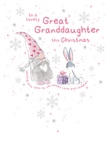 Load image into Gallery viewer, Great Granddaughter Christmas Card
