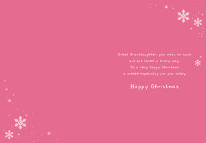 Great Granddaughter Christmas Card