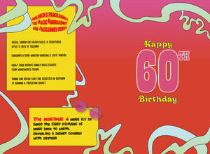 60th Birthday Card