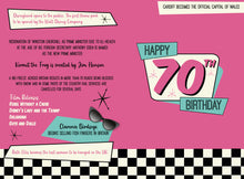 Load image into Gallery viewer, 70th Birthday Card
