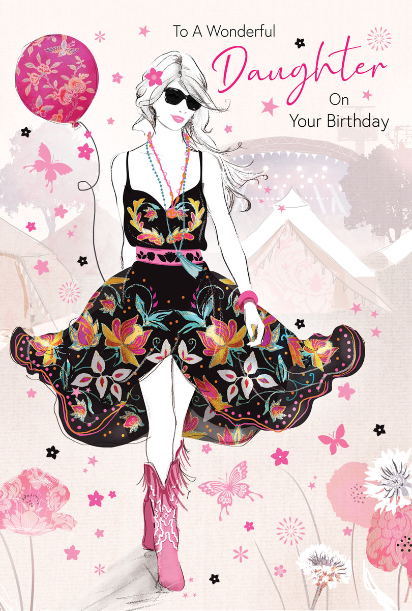 Daughter Birthday Card - Daughter Birthday Cards Cherry Orchard Online