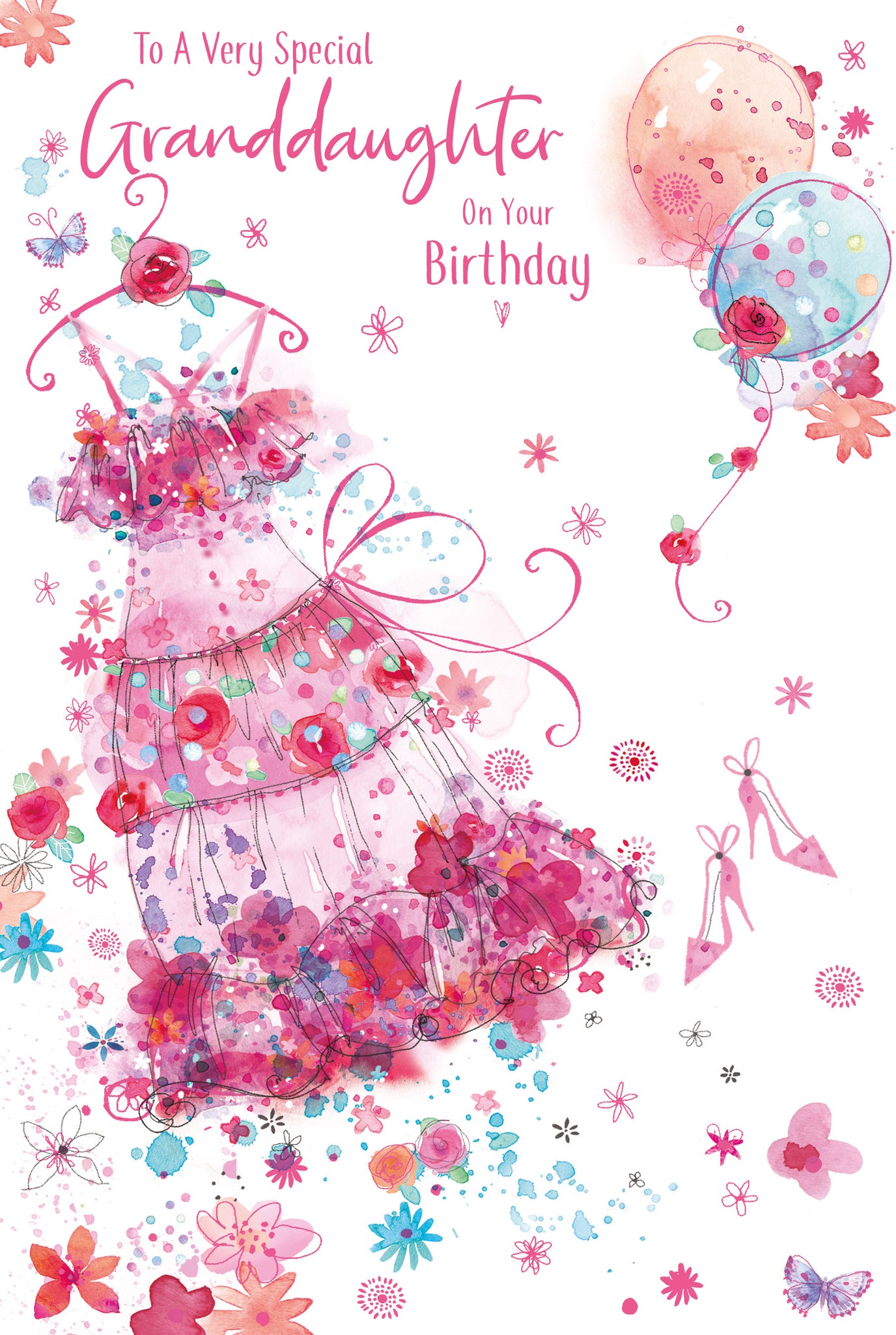 Granddaughter Birthday Card - Greeting Cards Cherry Orchard Online