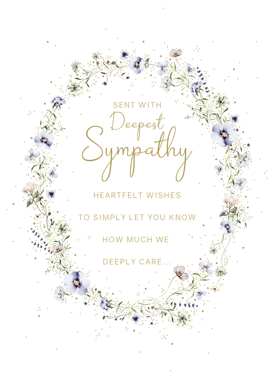 Sincere Quality Sympathy Cards from Cherry Orchard Online