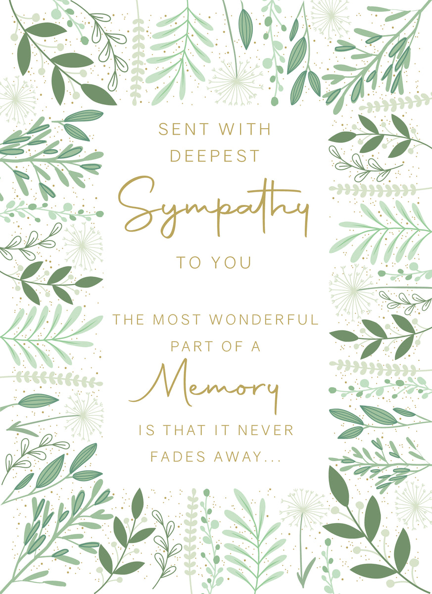 Sincere Quality Sympathy Cards from Cherry Orchard Online