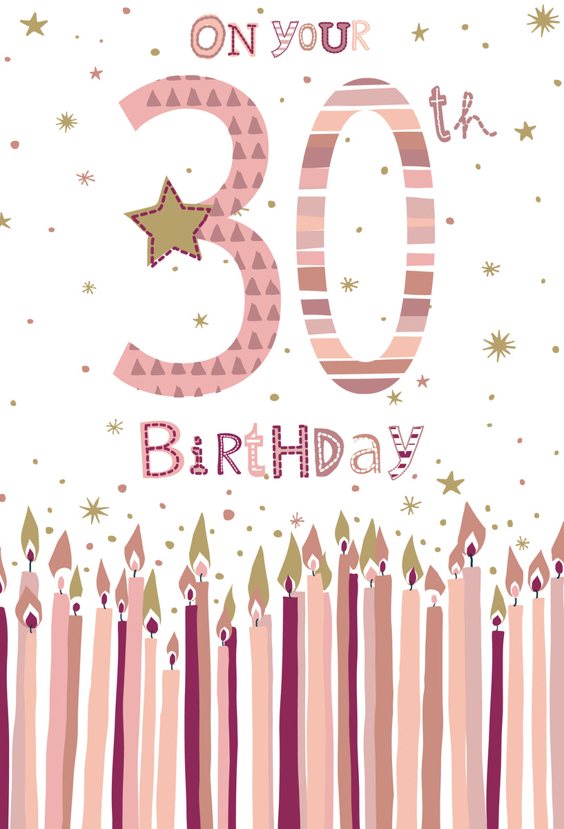 30th Birthday - Birthday Cards Cherry Orchard Online